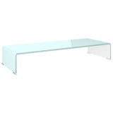 Vidaxl tv-meubel monitorverhoger 80x30x13 cm glas groen