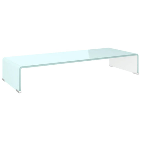 Vidaxl tv-meubel monitorverhoger 80x30x13 cm glas groen
