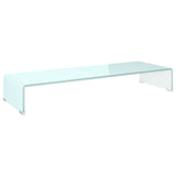 Vidaxl tv-meubel monitorverhoger 90x30x13 cm glas groen
