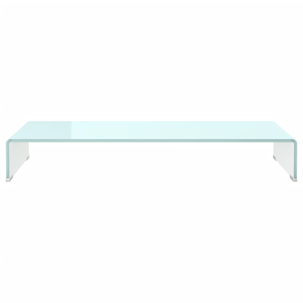 Vidaxl tv-meubel monitorverhoger 90x30x13 cm glas groen