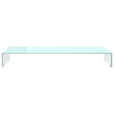 Vidaxl tv-meubel monitorverhoger 100x30x13 cm glas groen