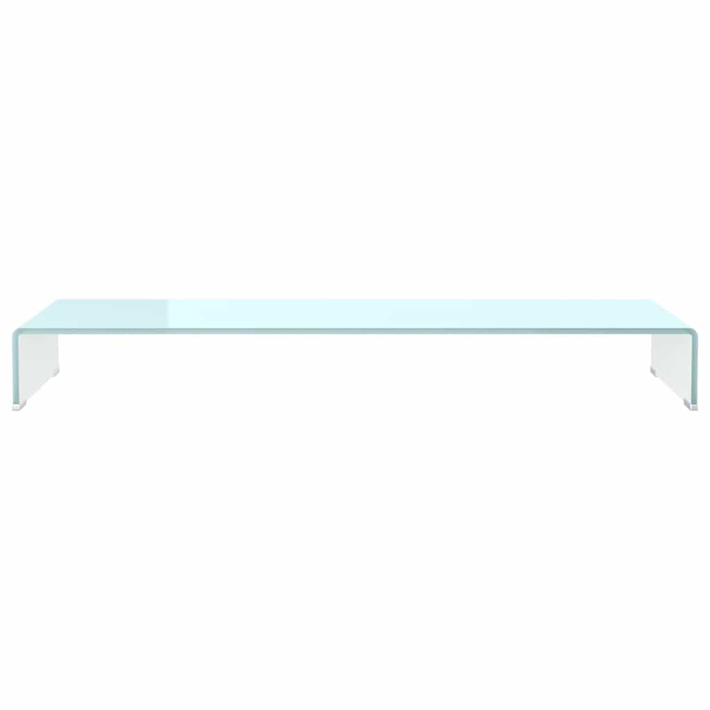 Vidaxl tv-meubel monitorverhoger 110x30x13 cm glas groen