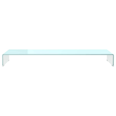Vidaxl tv-meubel monitorverhoger 120x30x13 cm glas groen