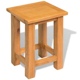 Vidaxl bijzettafel 27x24x37 cm massief eikenhout