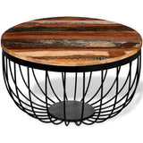 Vidaxl salontafel massief gerecycled hout
