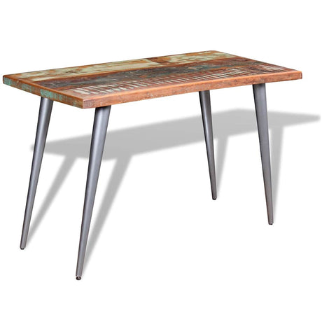 Vidaxl eettafel 120x60x76 cm massief gerecycled hout
