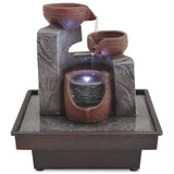 Vidaxl inner fountain with LED lighting Polyresin