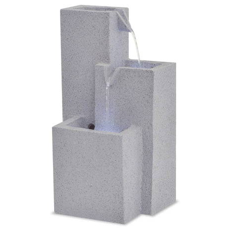 Vidaxl Innenbrunnen mit LED -Beleuchtung Polyresin
