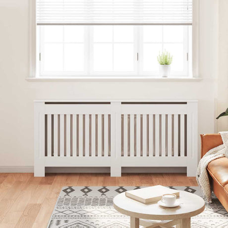 VIDAXL -Radiatorkonstruktion weißer MDF 172 cm