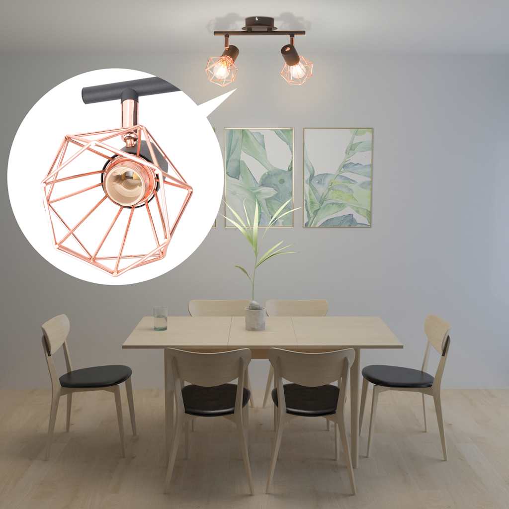 Vidaxl Deckenlampe mit 2 LEDs 8 W.
