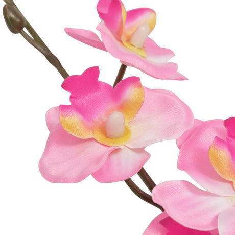 Vidaxl künstliche Pflanzenorchidee mit Topf 30 cm Pink