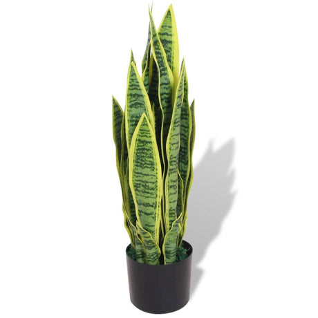 Vidaxl Art Sanseveria Pflanze mit Topf 65 cm Grün