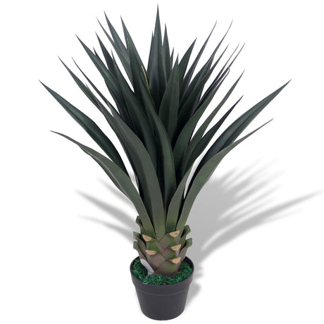 Vidaxl Art Yucca -Pflanze mit Topf 85 cm Grün