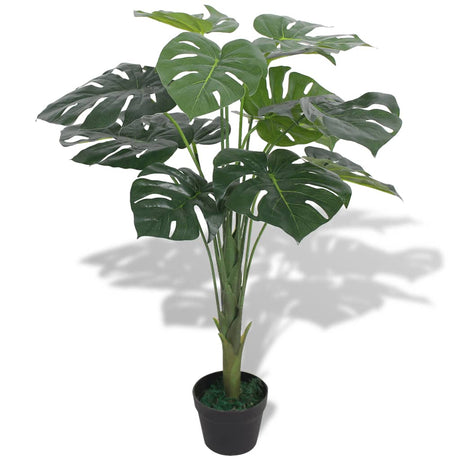 Vidaxl kunst Monstera -Pflanze mit Topf 70 cm Grün