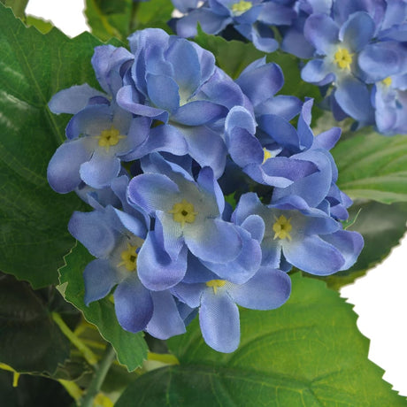 Vidaxl Art Hortensia Pflanze mit Topf 60 cm blau