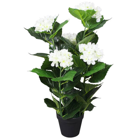 Vidaxl Art Hortensia Pflanze mit Topf 60 cm Weiß
