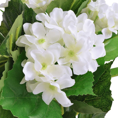 Vidaxl Art Hortensia Pflanze mit Topf 60 cm Weiß