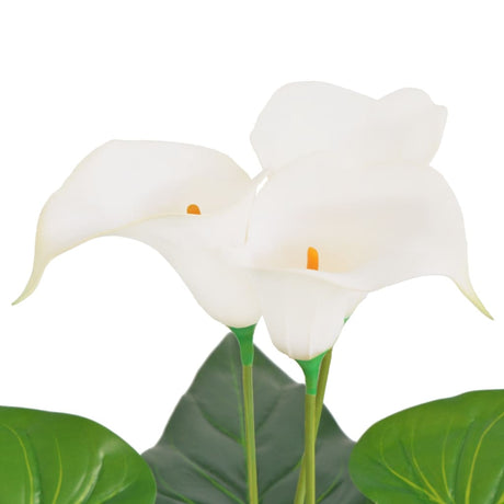 Vidaxl Art Calla Lelie Pflanze mit Topf 45 cm Weiß