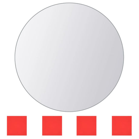 VIDAXL 8 ST MILROR TILES Multi -Fell -Glas