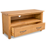 Vidaxl tv-meubel 90x35x48 cm massief eikenhout