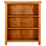 Vidaxl boekenkast met 3 schappen 70x22,5x82 cm massief eikenhout