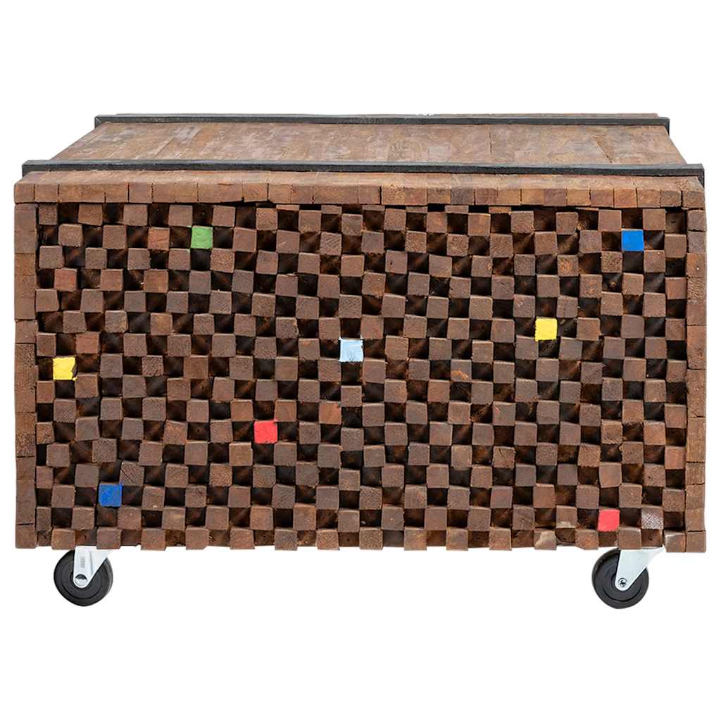 Vidaxl bijzettafel teakhout 60x60x38 cm