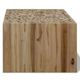 Vidaxl salontafel 50x50x35 cm echt teakhout