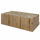 Vidaxl salontafel 90x50x30 cm echt teakhout