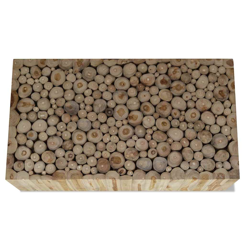 Vidaxl salontafel 90x50x30 cm echt teakhout