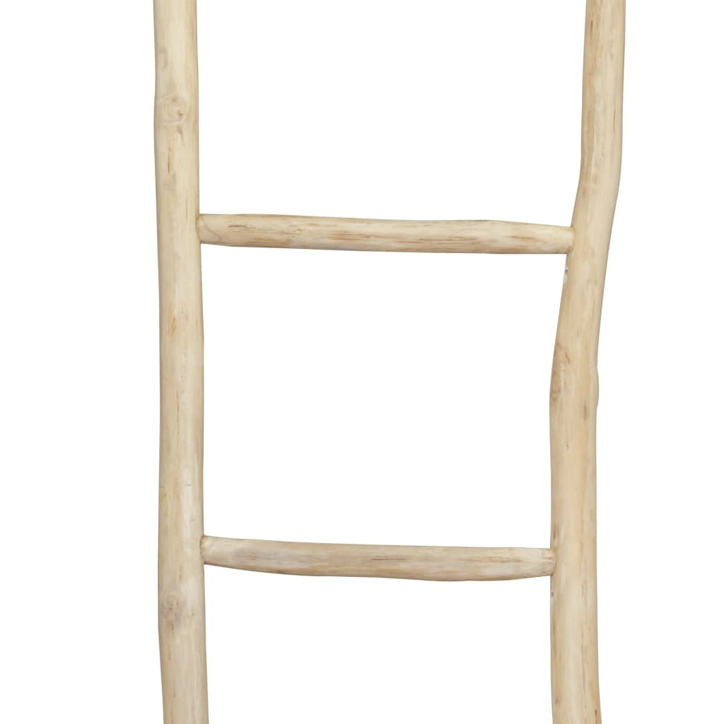 VidaXL Towel ladder with 5 sports 45x150 cm teak wood