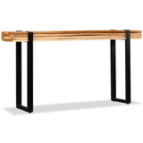 Vidaxl wandtafel verstelbaar massief gerecycled hout