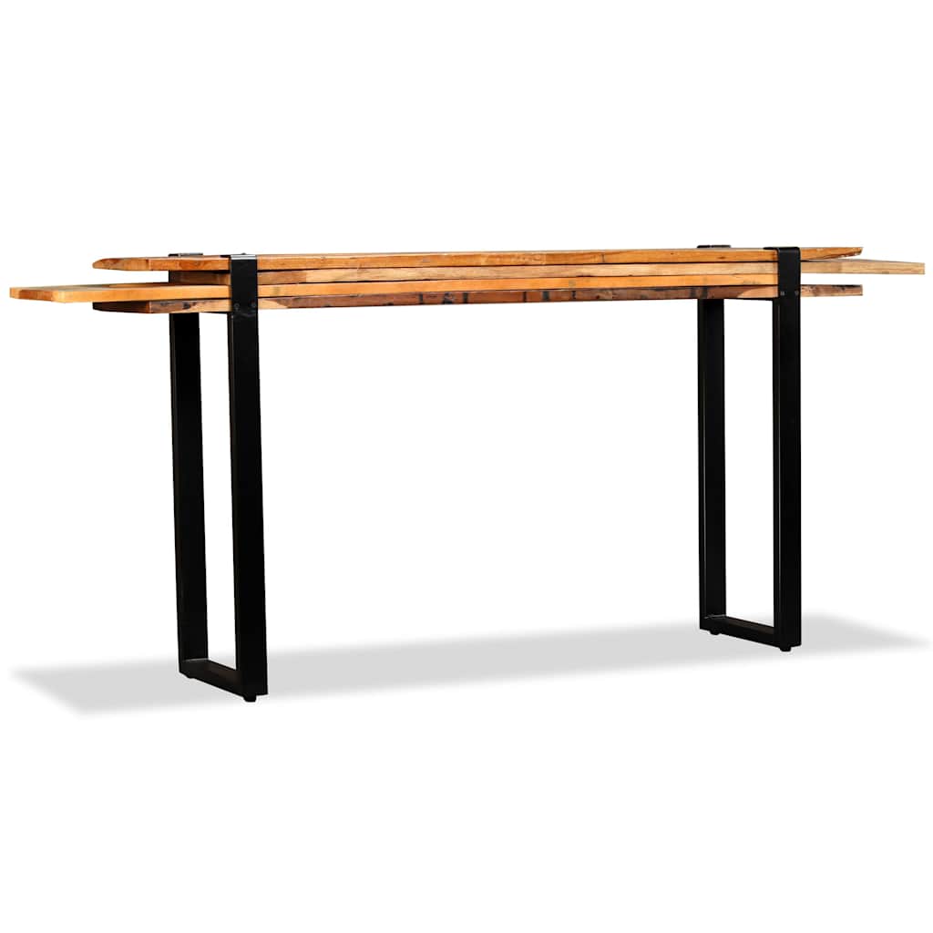 Vidaxl wandtafel verstelbaar massief gerecycled hout