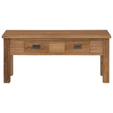Vidaxl halbankjeje massief teakhout 90x30x40 cm