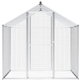 Vidaxl Aviary 178x12x194 cm aluminium