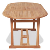 Vidaxl tuintafel 180x90x75 cm massief teakhout