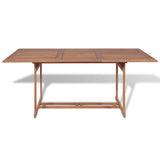 Vidaxl tuintafel 180x90x75 cm massief teakhout