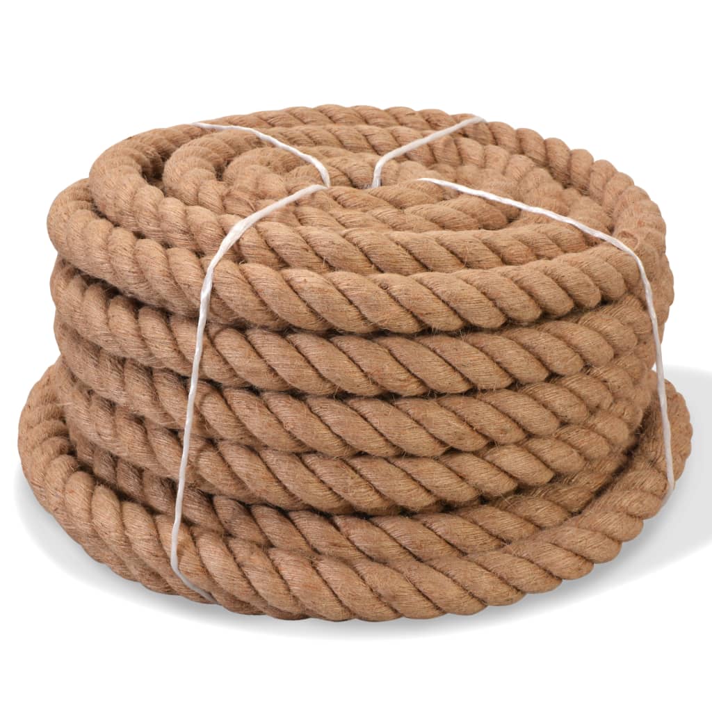 Vidaxl rope 100% jute 30 mm 30 m