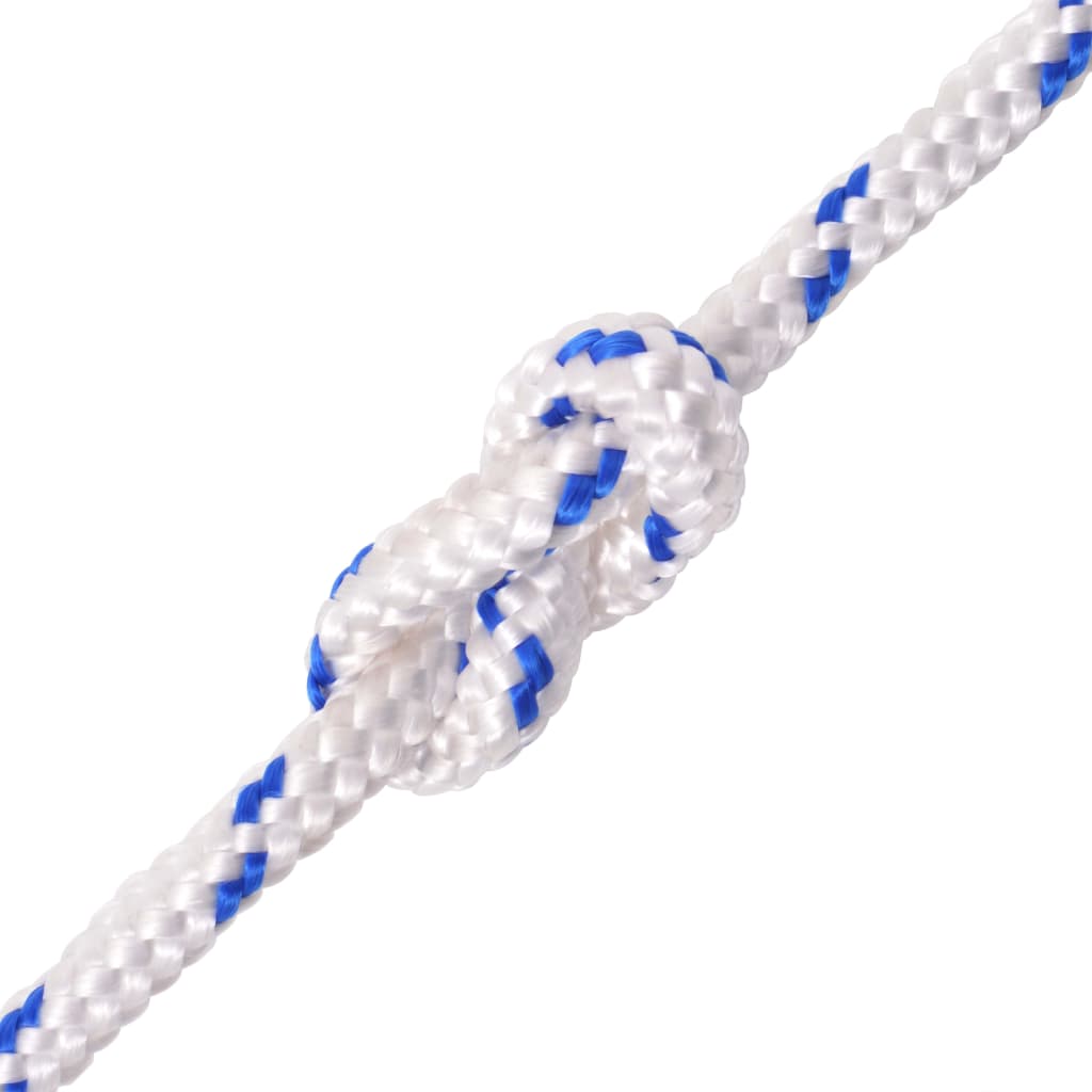 VIDAXL -Sturzseil 12 mm 50 m Polypropylenweiß