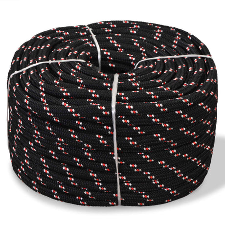 VIDAXL -Kofferchen -Seil 8 mm 100 m Polypropylenschwarz