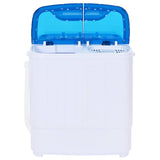 Vidaxl Mini -Waschmaschine mit Doppeltrommel 5,6 kg