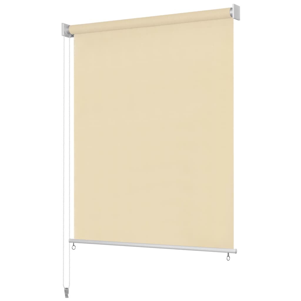 Vidaxl Roller blind for outside 160x230 cm cream