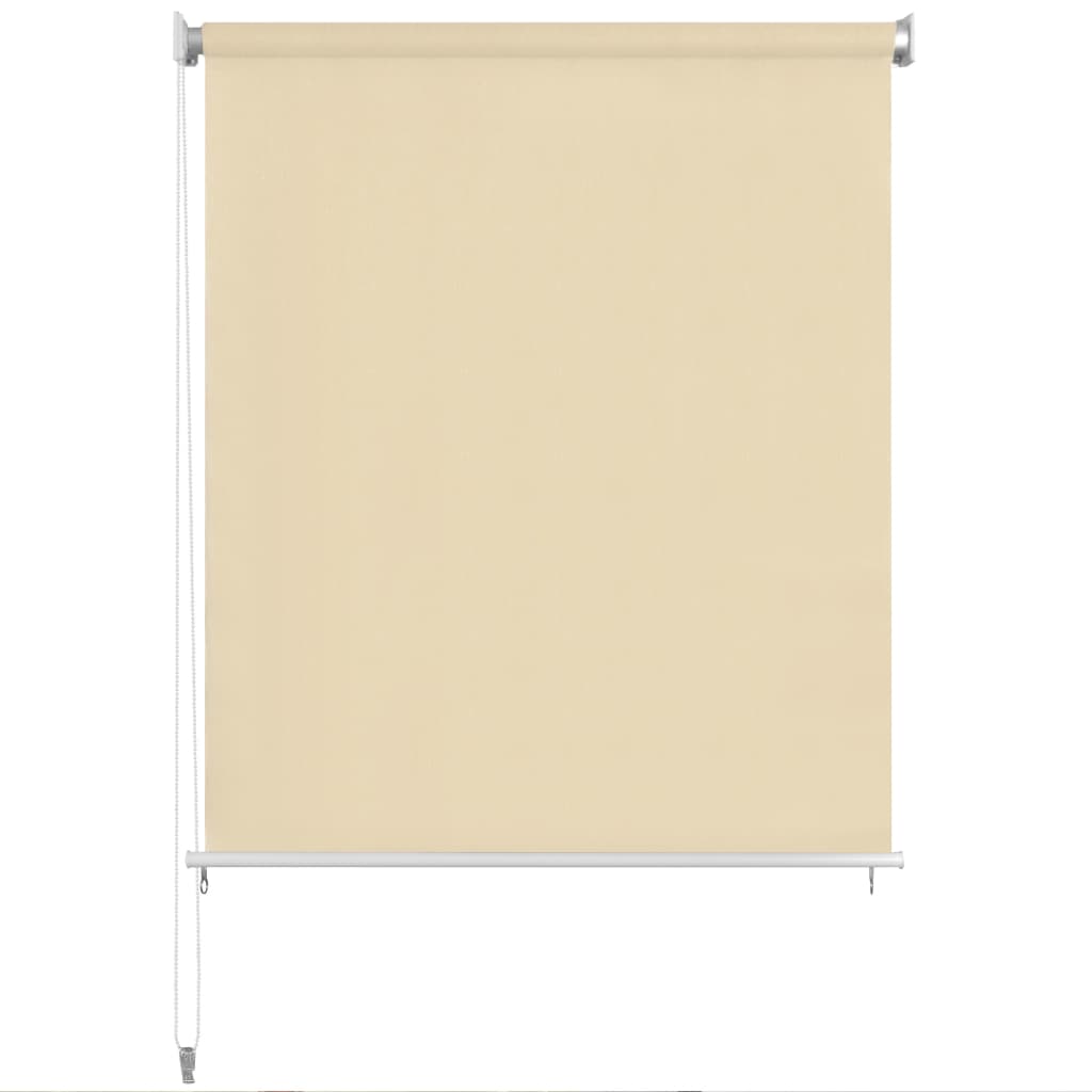 Vidaxl Roller blind for outside 160x230 cm cream