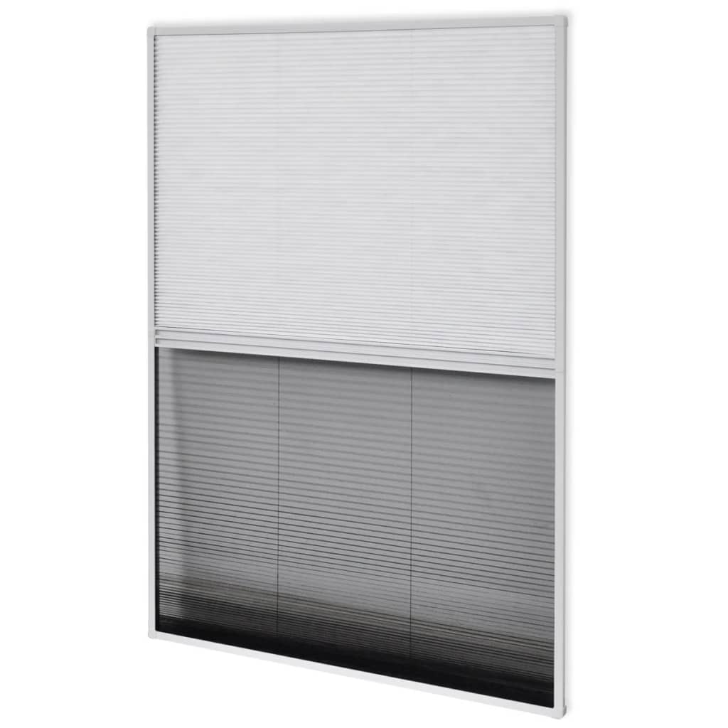 Vidaxl Raamhor Plissé mit Blackout 80x120 cm Aluminium