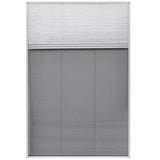 Vidaxl Raamhor Plissé mit Blackout 80x120 cm Aluminium