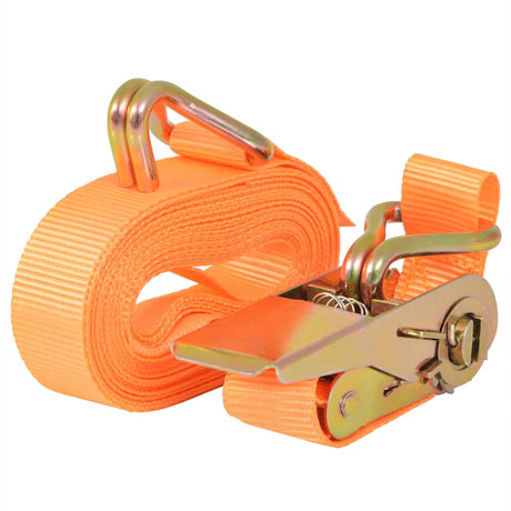 VidaXL Spanngurte 0,4 Tonnen 6mx25mm orange 4 Stk
