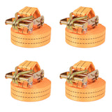 Vidaxl Spanngurte 1 Tonne 6mx38mm orange 4 Stk