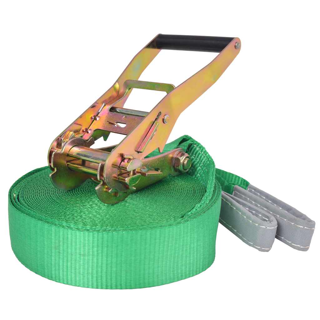 Vidaxl Slackline 15 m x 50 mm 150 kg Grün