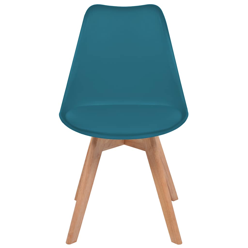 Vidaxl eetkamerstoelen 2 st kunststof turquoise