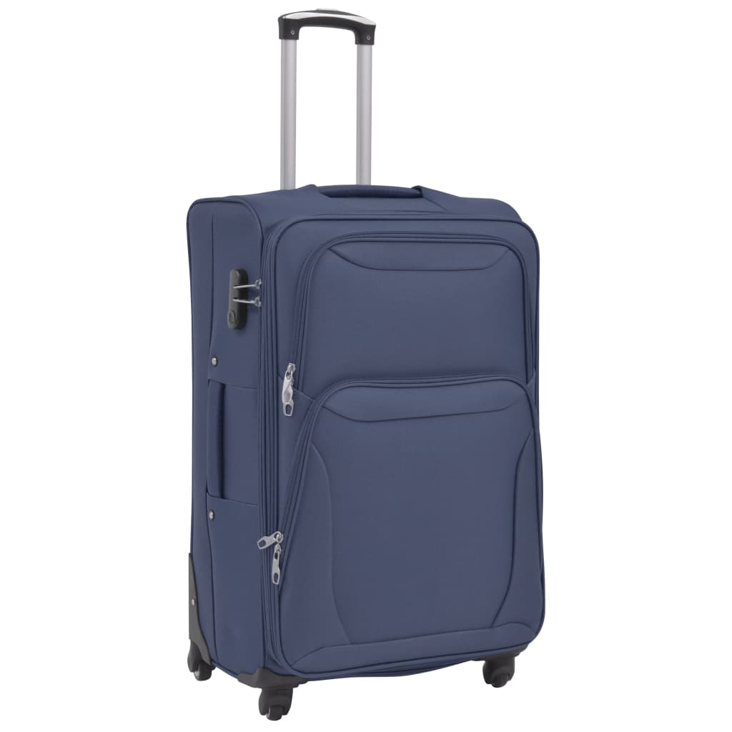 Vidaxl Trolleyset Navy Blue 3-Stück