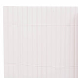 Vidaxx doppelseitiger Gartenzaun 90x300 cm weiß